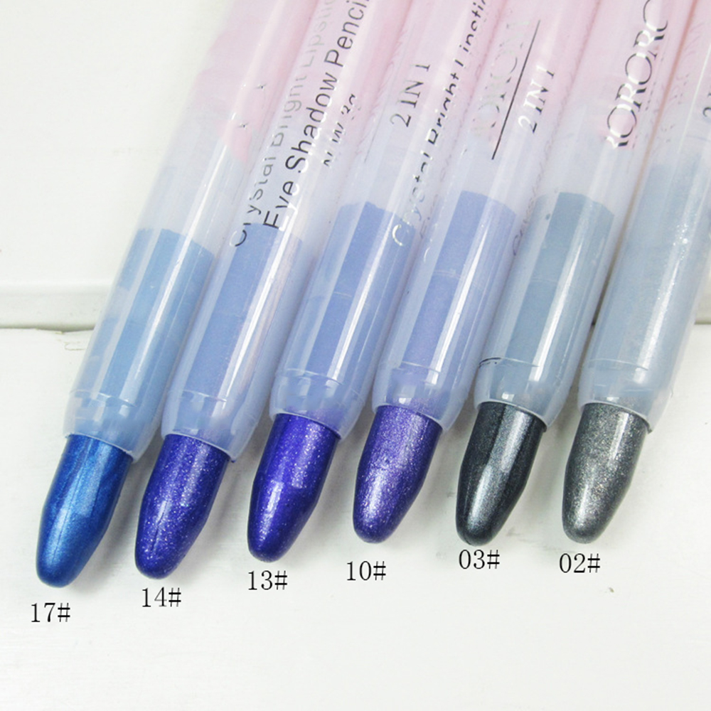 20 Colors Pearl Shimmer White Eyeshadow Pencil Eyeliner Highlighter