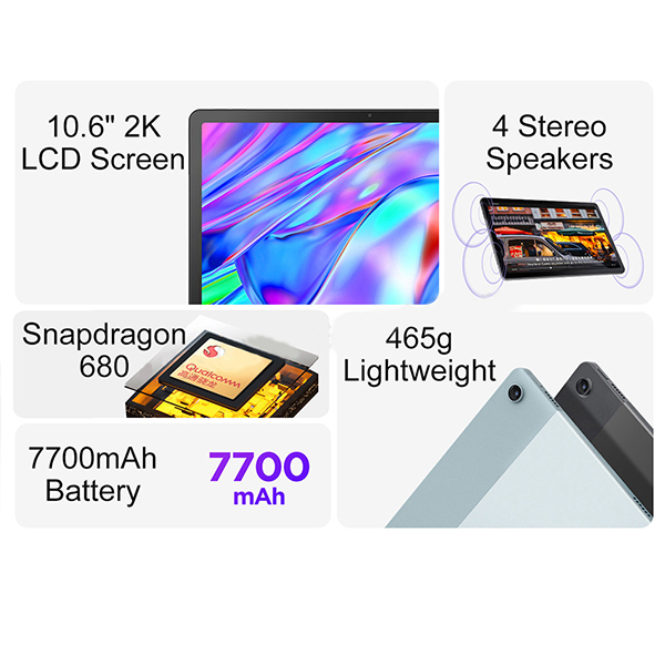 Lenovo Xiaoxin Pad 2022 TB128FU 10.6" 2K Inteligente 4GB RAM 64GB WIFI ...