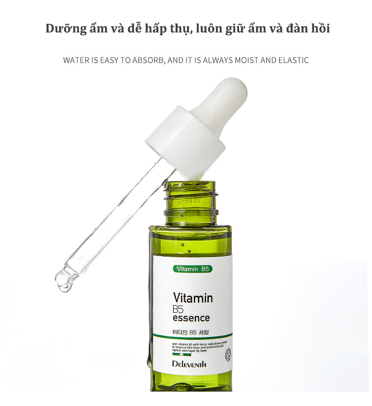 Deleventh vitamin b5 essence dưỡng ẩm làm trắng chăm sóc da mặt