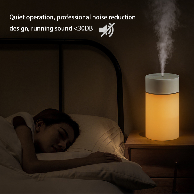 Ultrasonic Humidifier with LED Light, 260 Ml