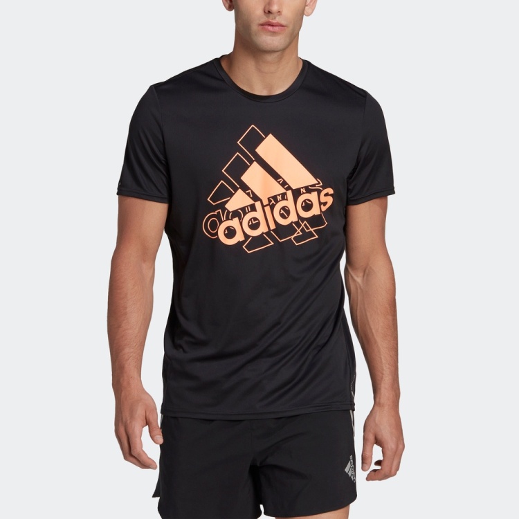 adidas official Men's Fall Running short sleeve T-shirt HM3826 HM3830