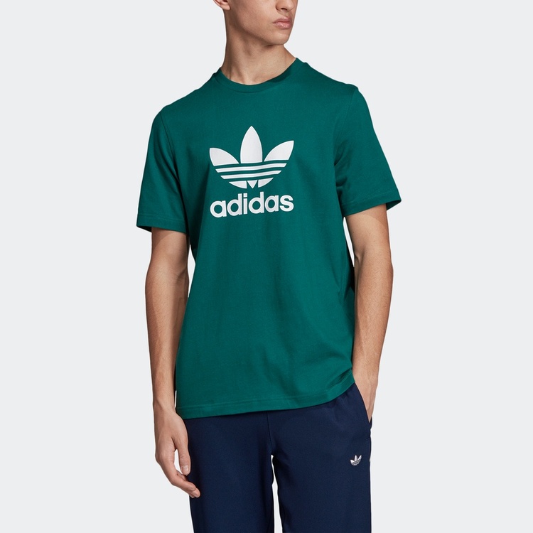 Adidas Official Clover Menswear Home Sports Round Neck Short Sleeve Tee FK1355 FK1354