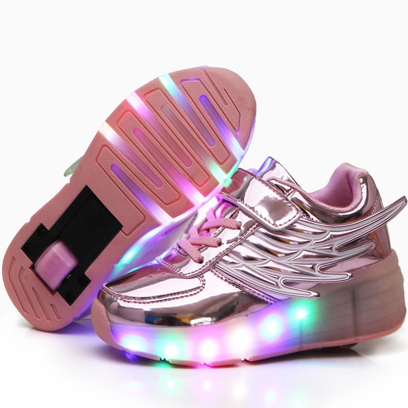 chaussure a led fille