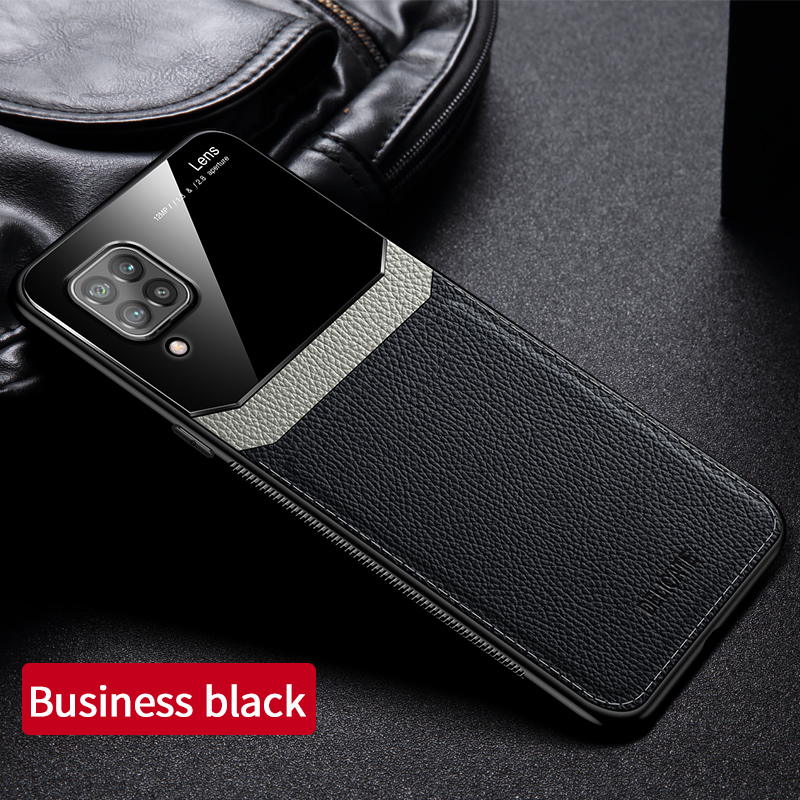 قاب لاکچری چرم و پلکسی گلس Samsung Galaxy A 10 1629796621824