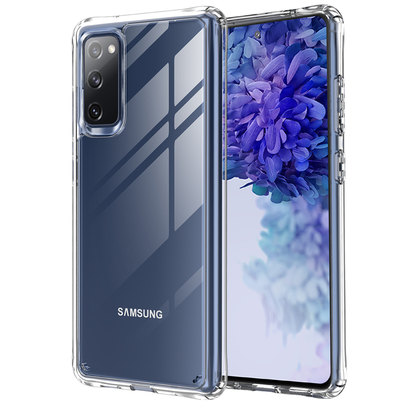 Galaxy S20 FE 5G wallet Cases Drop Protection Anti-yellow Clear Acrylic Case for Samsung Galaxy S20 FE Fan Edition S22 S21 FE 5G S10 Plus Note 10 20 Ultra Galaxy S20 FE 5G clear Cases
