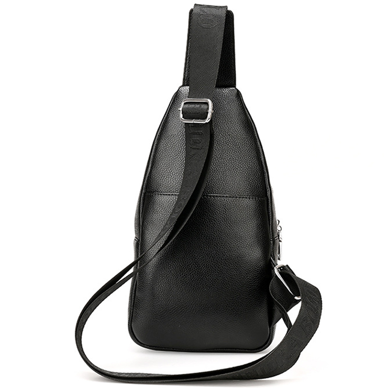 Men's Leather Crocodile Pattern Sling Shoulder Bag Crossbody Men's Leather Crocodile Pattern Sling Shoulder Bag Crossbody