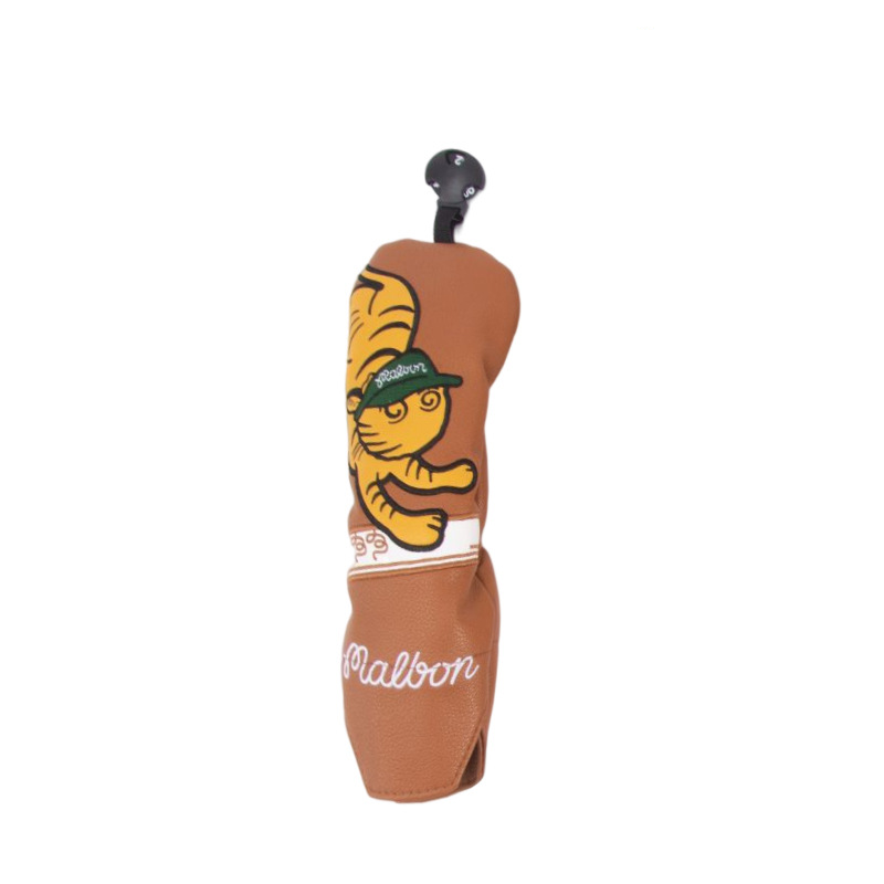 M*lbon Tiger Golf Club Headcovers Driver Wood Hybrid Putter