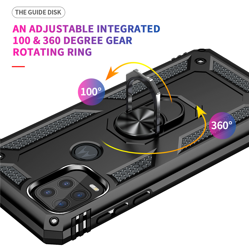 Obudowa telefonu Uchwyt na pierścień i futerał TPU do Motorola Moto G30 G10 G rysik 2021 E7 moc G9 grać G8 Plus jeden 5G Ace Funda - SEO_ALT_TITLE - 7