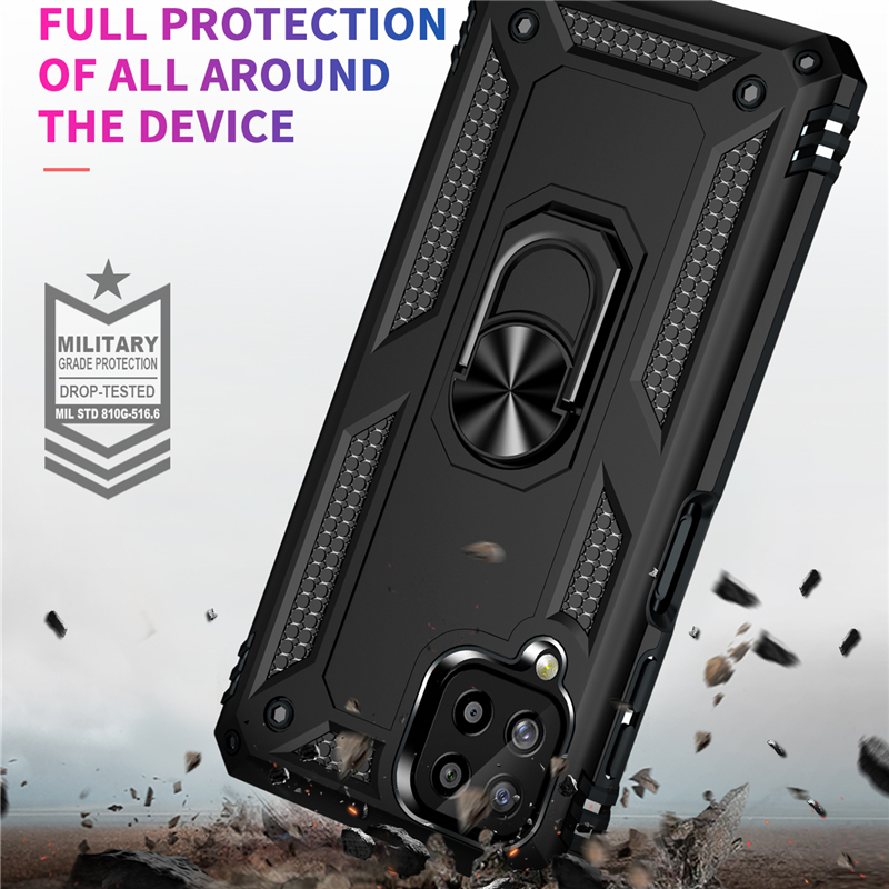 Etui Anti-knock PC + TPU do Samsung Galaxy A22 5G A02 A12 A32 A52 A72 A91 S20 S21 FE M31 A21S A31 20 A72 - Podpórka i okładka - SEO_ALT_TITLE - 4