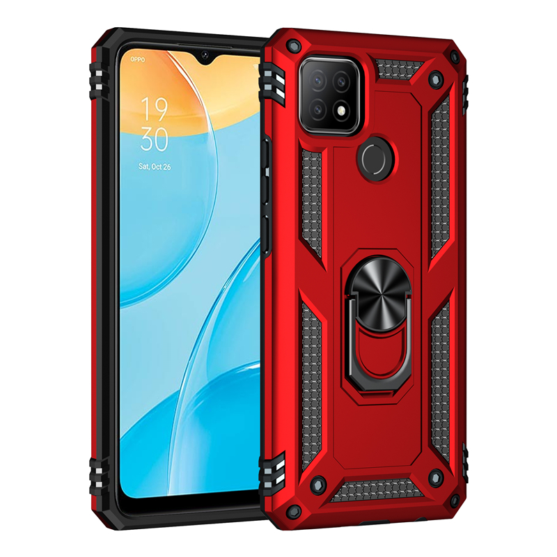 Obudowa na telefon z twardym PC + obudową TPU do OPPO Realme C21 A15 A52 A53 A54 A72 A74 A94 F19 Pro z pierścieniem Anti-scratch - SEO_ALT_TITLE - 7