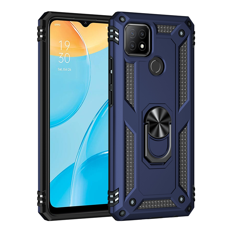 Obudowa na telefon z twardym PC + obudową TPU do OPPO Realme C21 A15 A52 A53 A54 A72 A74 A94 F19 Pro z pierścieniem Anti-scratch - SEO_ALT_TITLE - 8