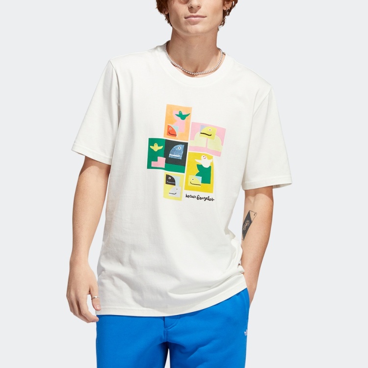 Adidas Official Clover Men's Fall Sport Short Sleeve T-shirt HM9247