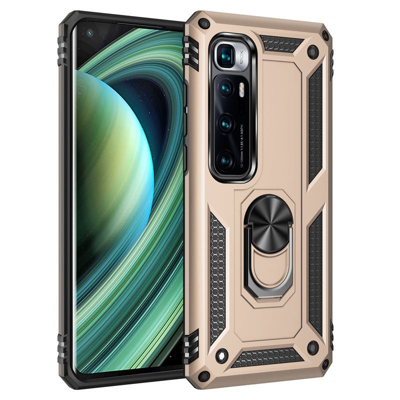 Obudowa Kickstand PC + TPU do Xiaomi Redmi 9C/9/9S/K30 Pro/Mi 10 Ultra/Poco X3 NFC z uchwytem pierścieniowym - SEO_ALT_TITLE - 11