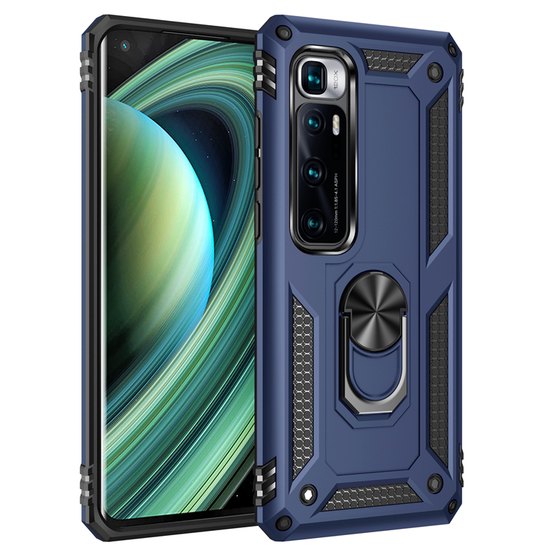 Obudowa Kickstand PC + TPU do Xiaomi Redmi 9C/9/9S/K30 Pro/Mi 10 Ultra/Poco X3 NFC z uchwytem pierścieniowym - SEO_ALT_TITLE - 10