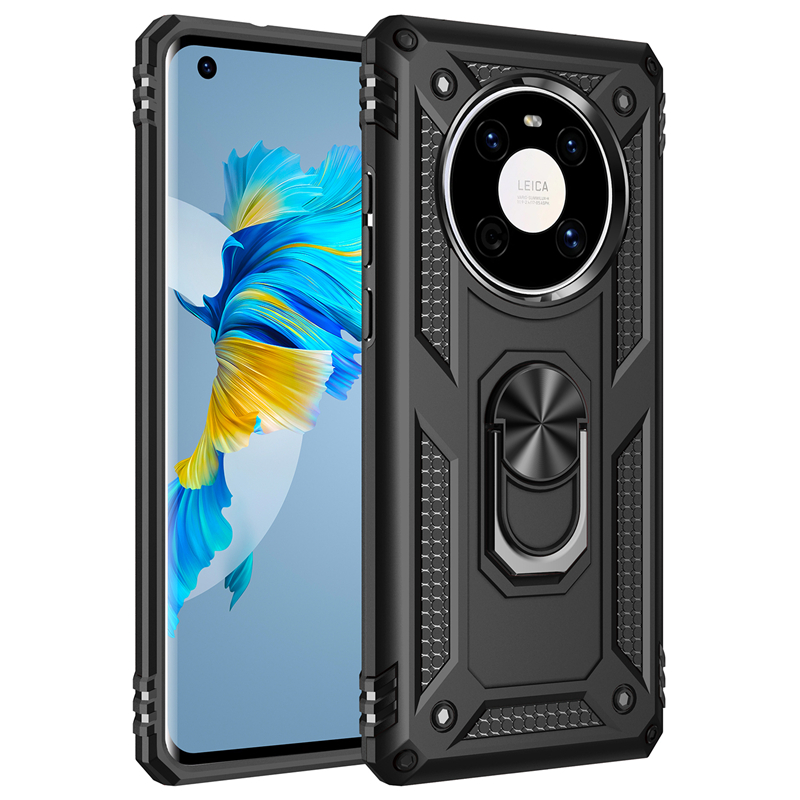 Etui na telefon Huawei P40 P30 Lite Y5P Y6P Y7P Y8P Mate 40 Pro z uchwytem PC + TPU - odporna na wstrząsy, hardcase - SEO_ALT_TITLE - 1